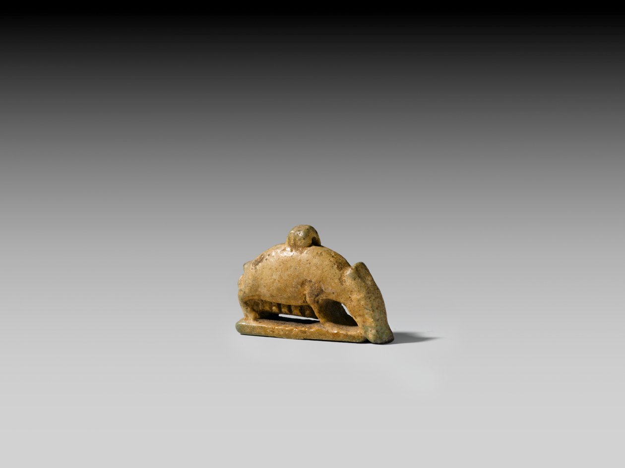 Amulet prasnice (fajáns) od Egyptian