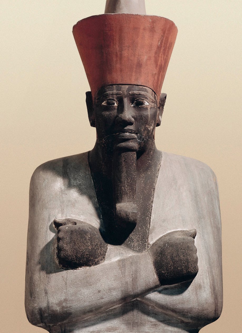 Socha Mentuhotepa II (malovaný pískovec) od Egyptian 11th Dynasty