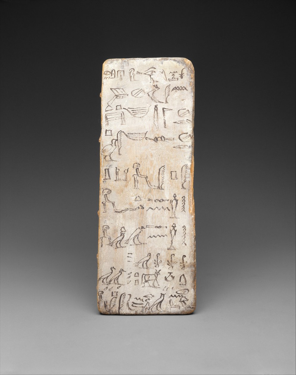 Psací deska učedníka písaře, cca 2030 př. n. l. (dřevo, vápno a inkoust) od Egyptian 11th Dynasty