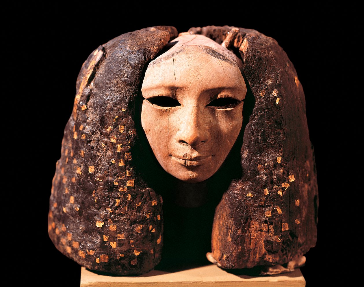 Portrét princezny, z Lisht, Říše středu, dynastie XII (dřevo) od Egyptian 12th Dynasty