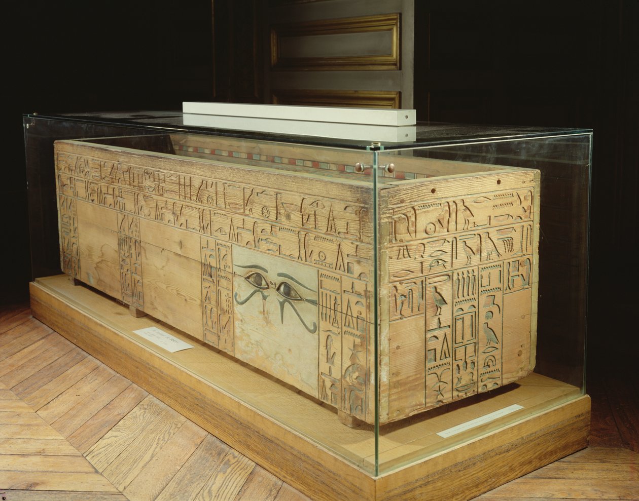 Sarkofág z Nakhti, kancléř za vlády Sesostris I (asi 1956-asi 1911 př. n. l.) z Assiutu, Střední říše (dřevo) od Egyptian 12th Dynasty