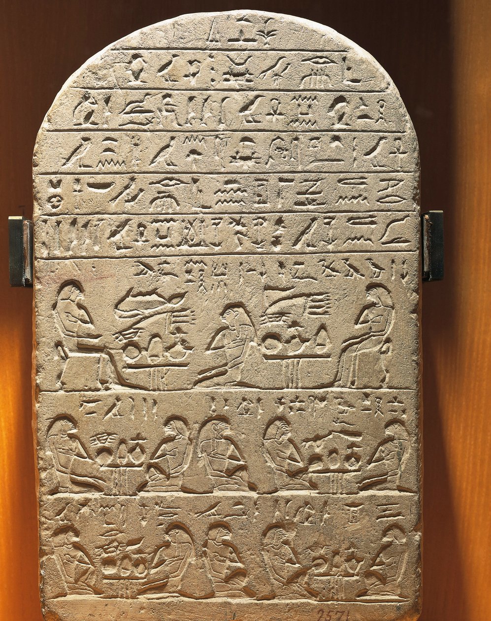Stéla pokladníka Ty z Abydosu od Egyptian 12th Dynasty