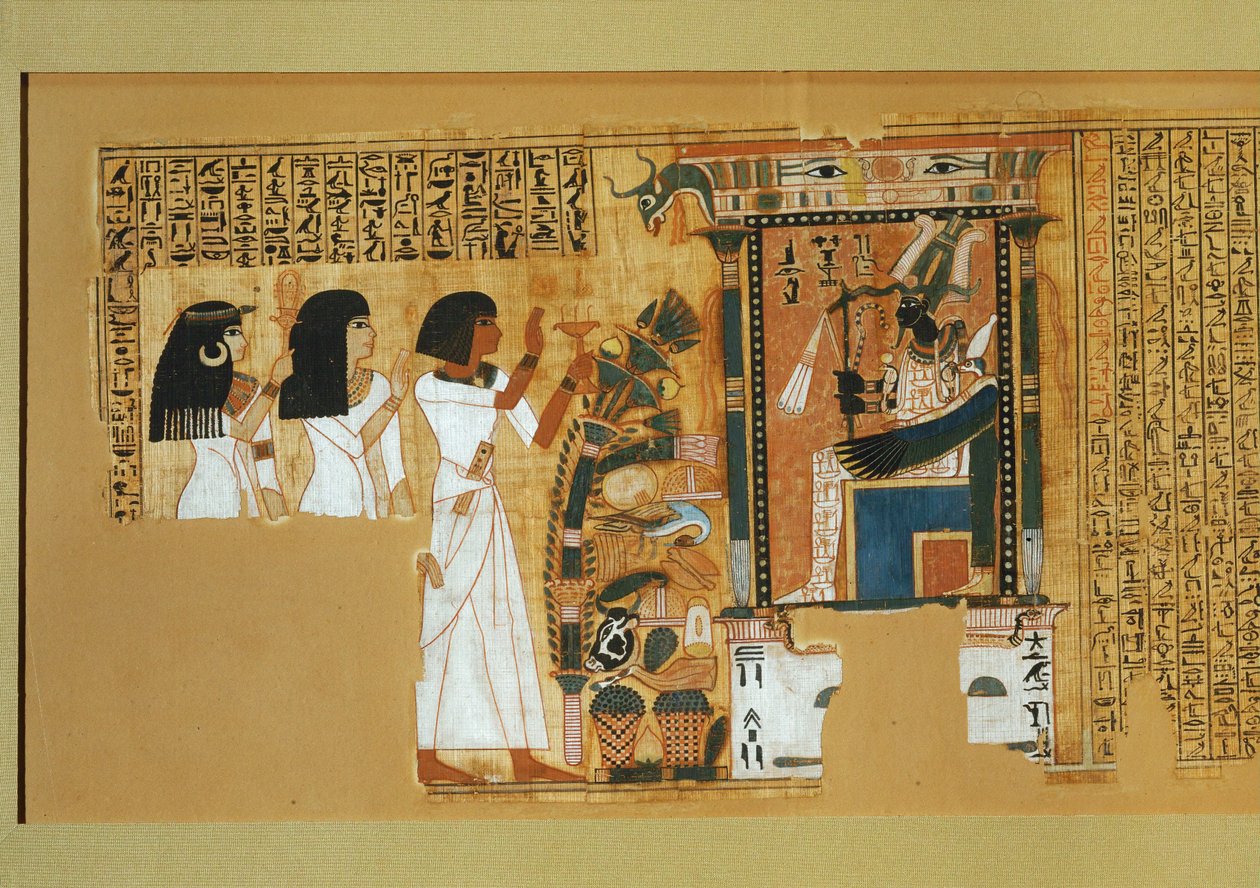 Kniha mrtvých písaře Nebqeda, vláda ... od Egyptian 18th Dynasty