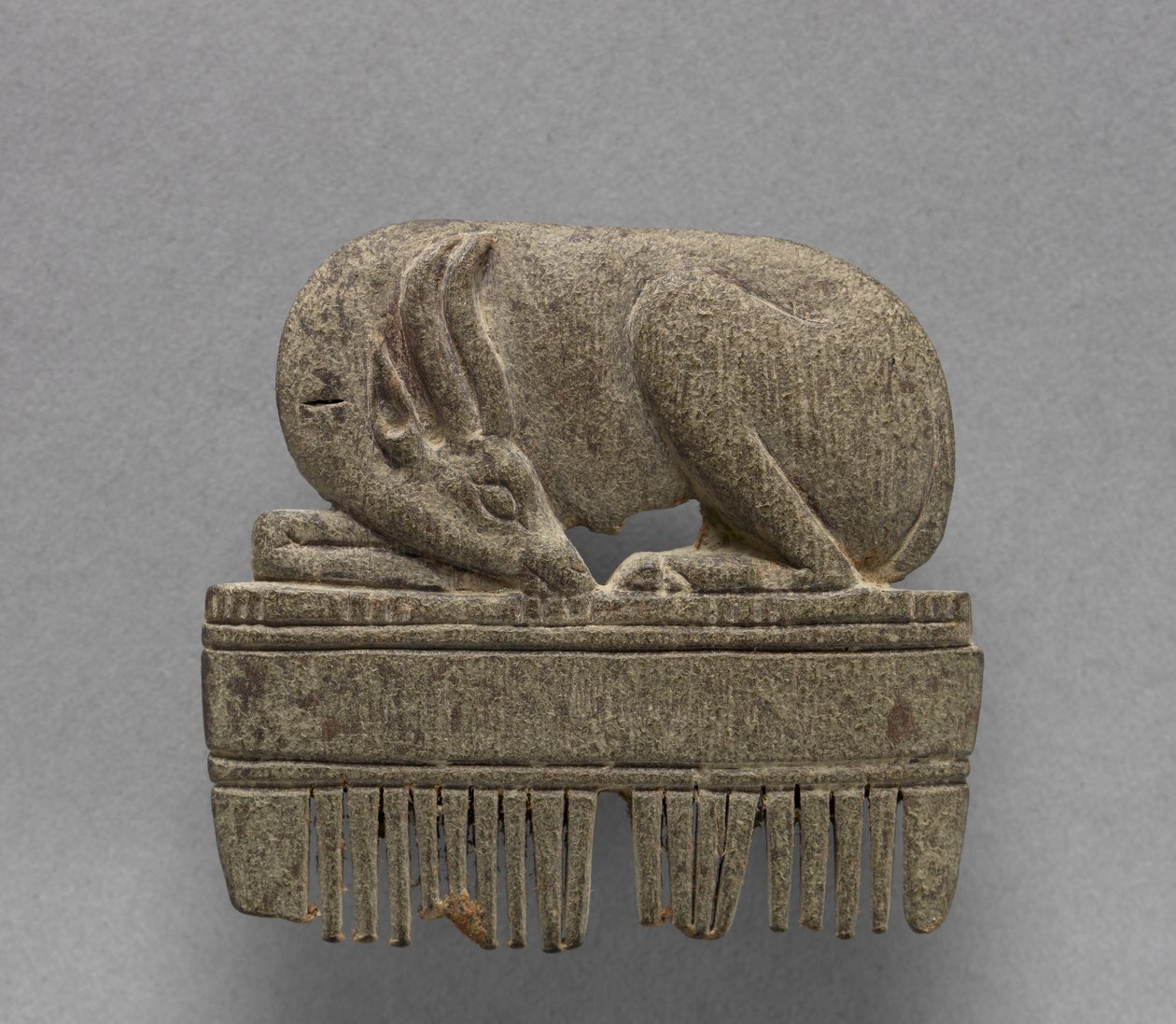 Hřeben s Gazelou, kolem 1391-1353 př.nl od Egyptian 18th Dynasty