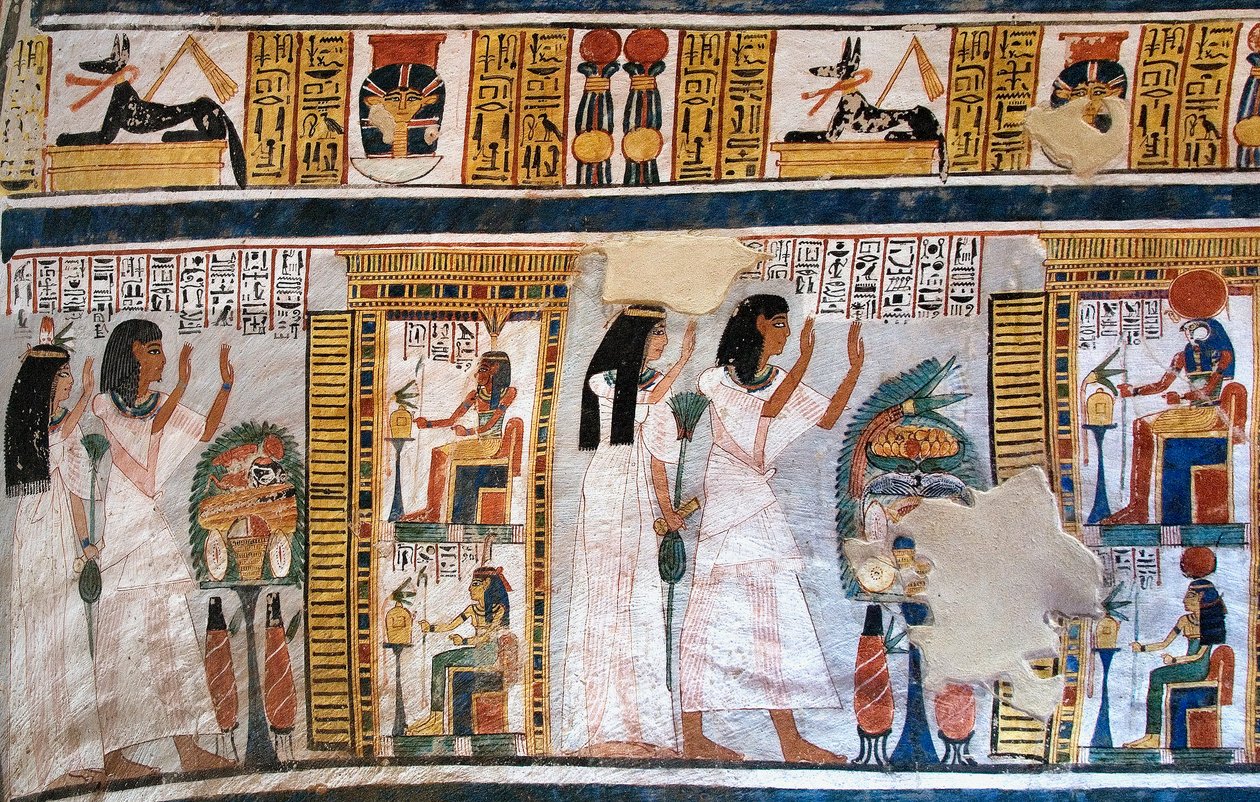 Egyptský starověk: lidé z hrobky Roy od Egyptian 18th Dynasty