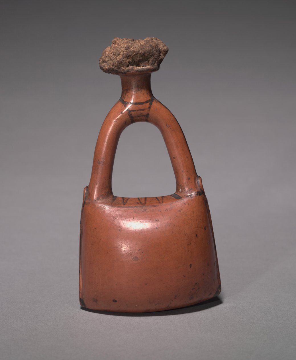 Baňka v podobě kožené tašky, Nová říše, cca 1415-1381 př.nl od Egyptian 18th Dynasty