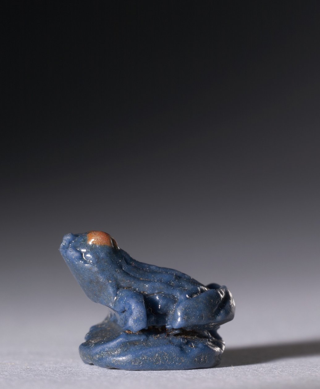 Žabí amulet, cca 1380-1330 př.nl (polychromovaná fajáns) od Egyptian 18th Dynasty