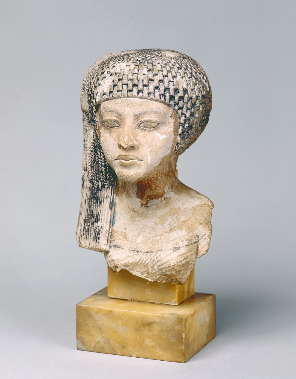 Hlava princezny z Amarny, cca 1353-37 př. n. l. (vápenec) od Egyptian 18th Dynasty