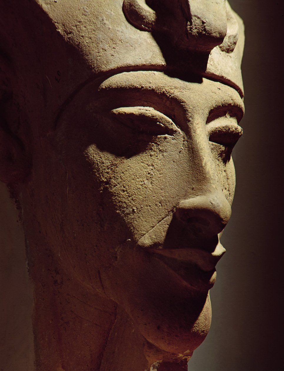 Hlava Amenophis IV (Achnaton) (asi 1364-47 př.nl) od Egyptian 18th Dynasty
