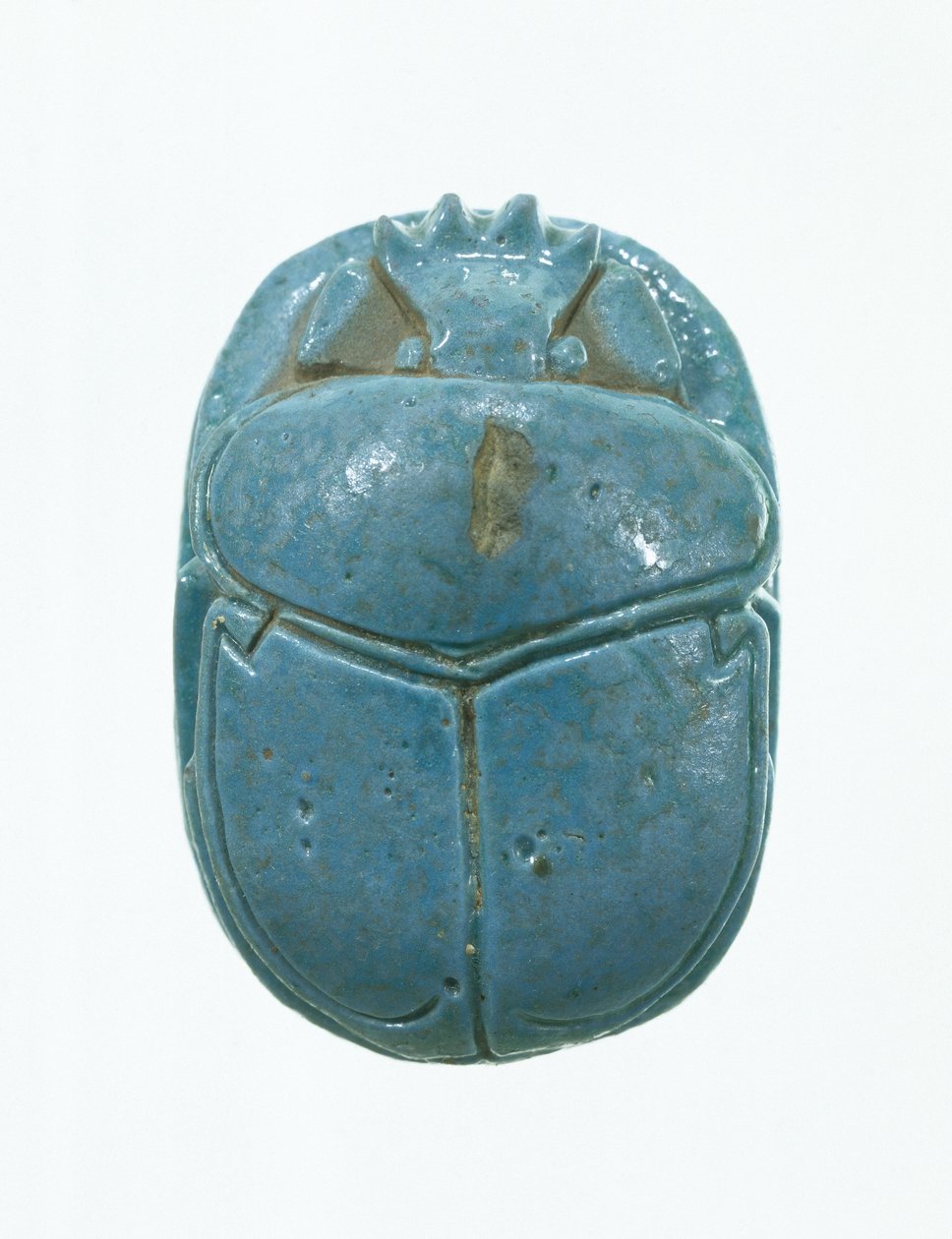 Svatební skarabeus Amenhotepa III. a královny Tiye, Nová říše (glazovaná fajáns) od Egyptian 18th Dynasty