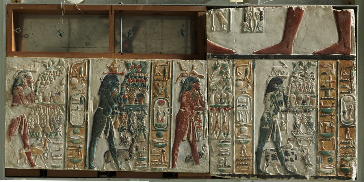 Nome Gods Bearing Offerings, c.1391-1353 BC od Egyptian 18th Dynasty