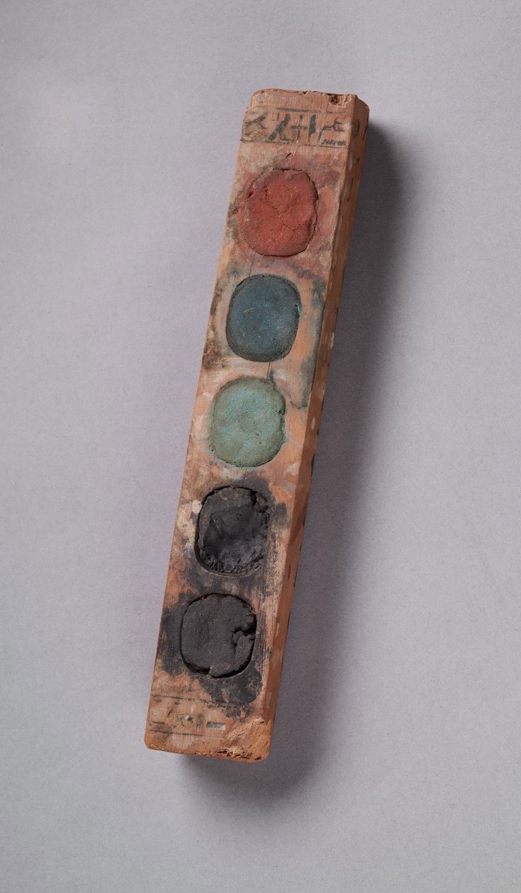 Krabice s barvou vezíra Amenemope, Nová říše, kolem 1427-1401 př.nl od Egyptian 18th Dynasty