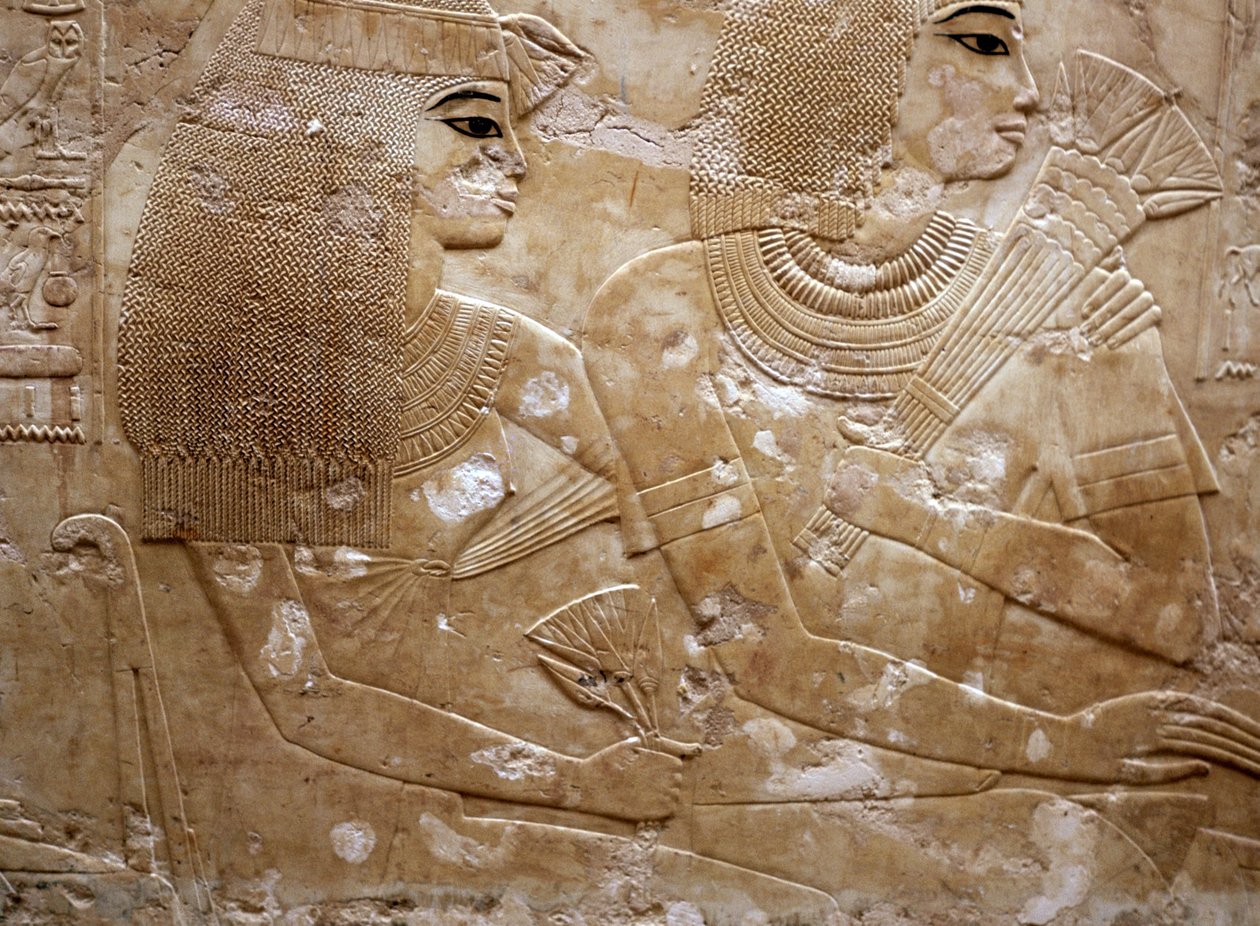 Ramose a jeho manželka (úleva) od Egyptian 18th Dynasty