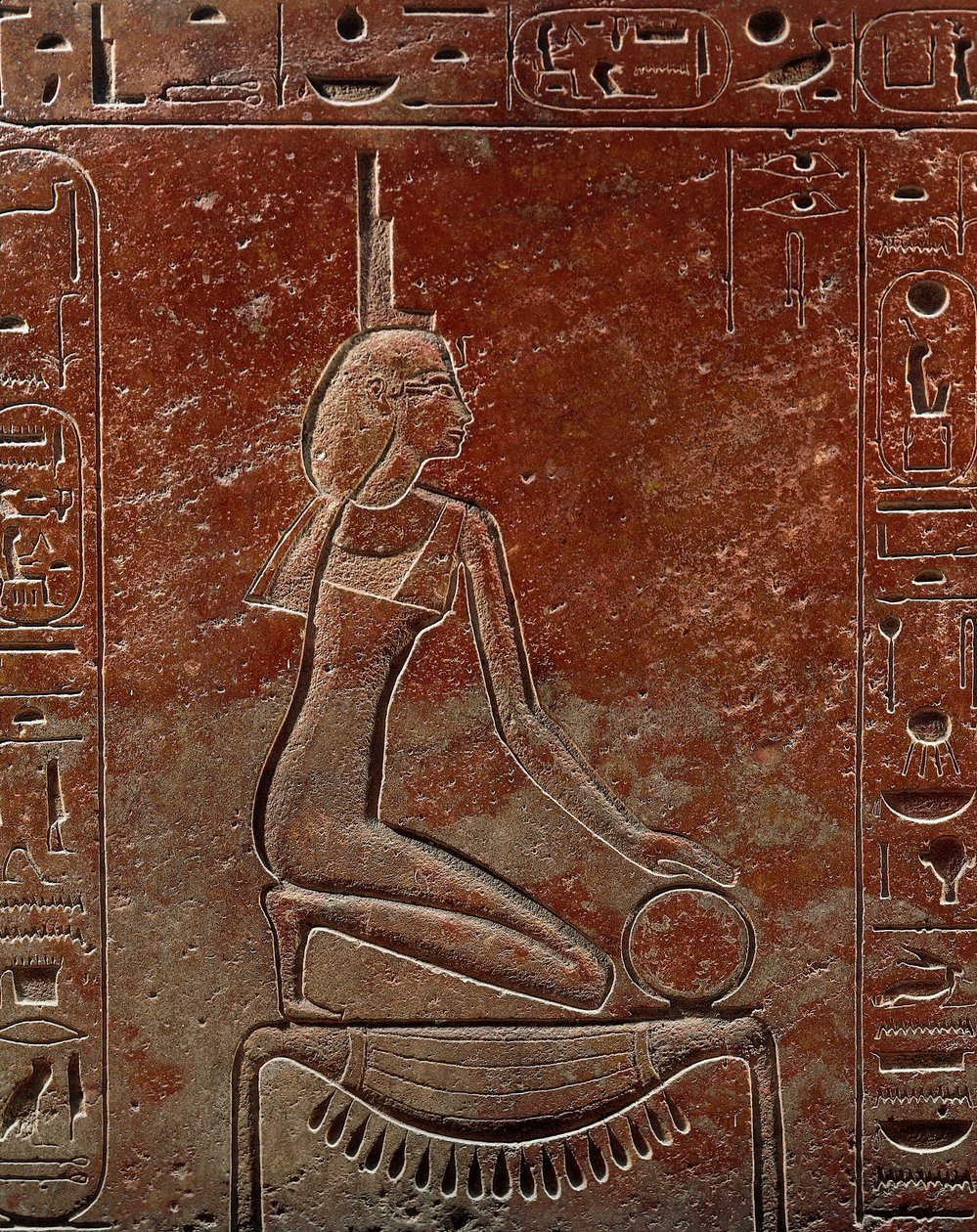 Sarkofág královny Hatšepsut z Údolí králů, Egypt, detail, Nová říše, dynastie XVIII od Egyptian 18th Dynasty
