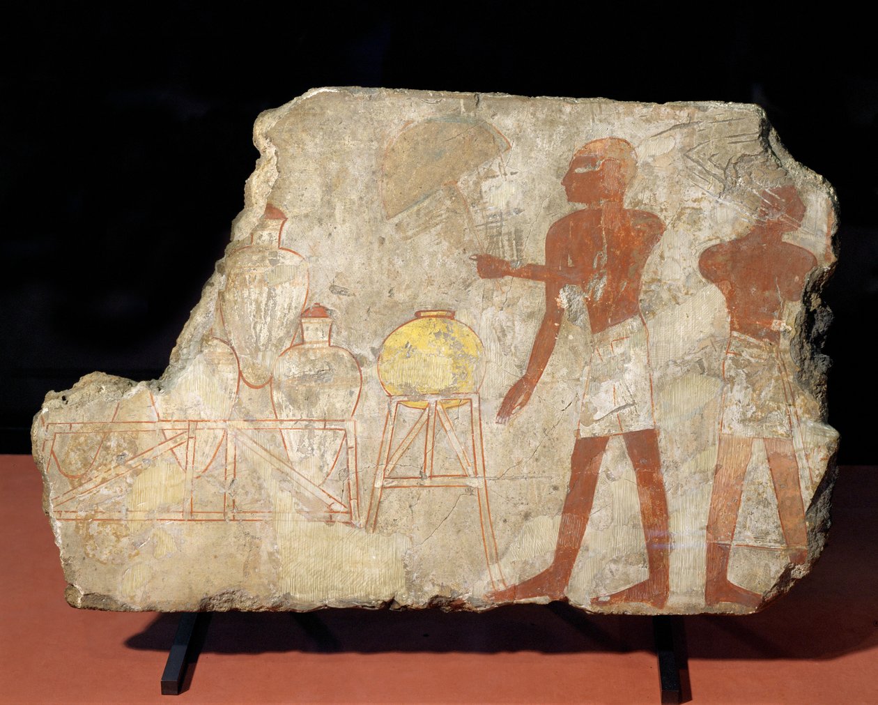 Služebníci s amforami ve stojanech... od Egyptian 18th Dynasty