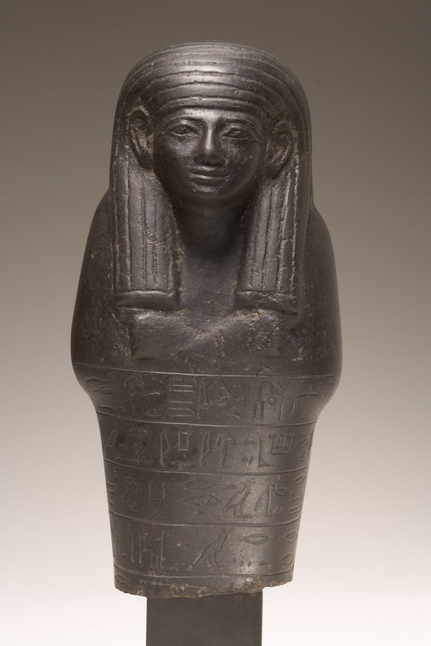 Figurka Shabti pro Amenemhat, Nová říše (diorit) od Egyptian 18th Dynasty