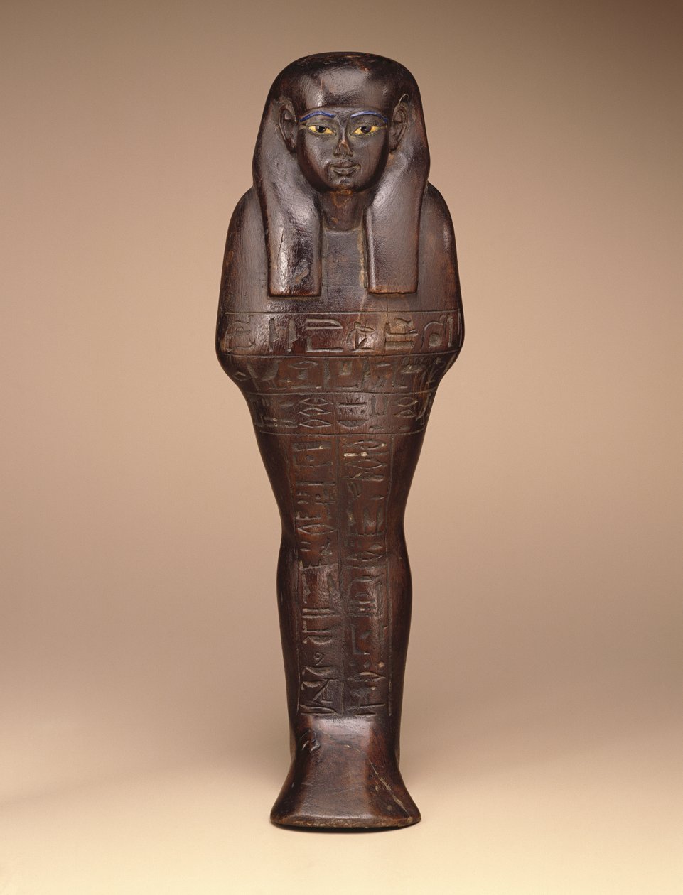Shawabti of Maya, Nová říše, asi 1390-1353 př.nl (dřevo, barvy a sklo) od Egyptian 18th Dynasty