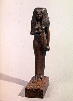 Toui, kněžka z Min, Nová říše (dřevo) od Egyptian 18th Dynasty