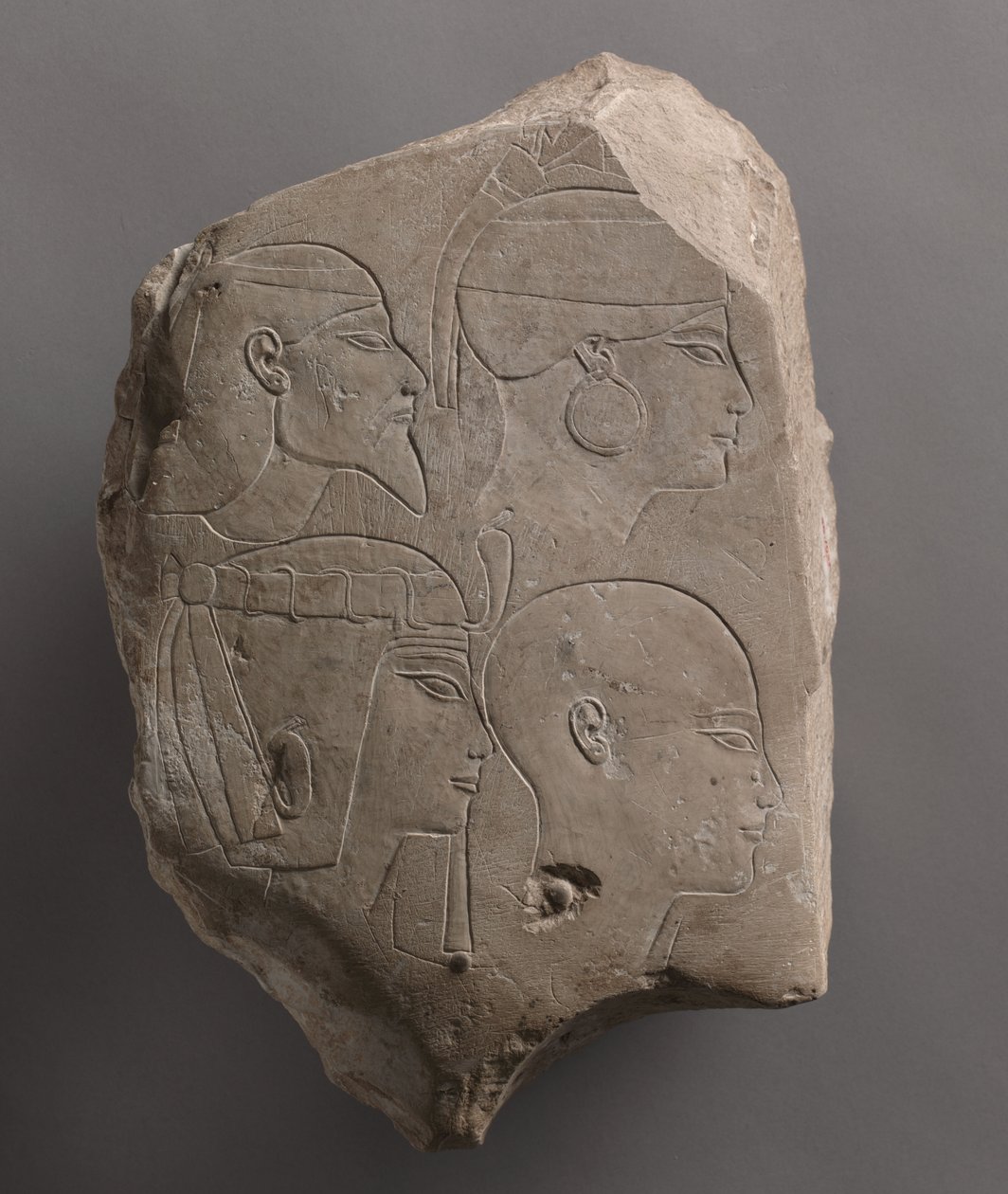 Zkušební dílo zpracované na obou stranách, c.1391-1353 př.nl od Egyptian 18th Dynasty