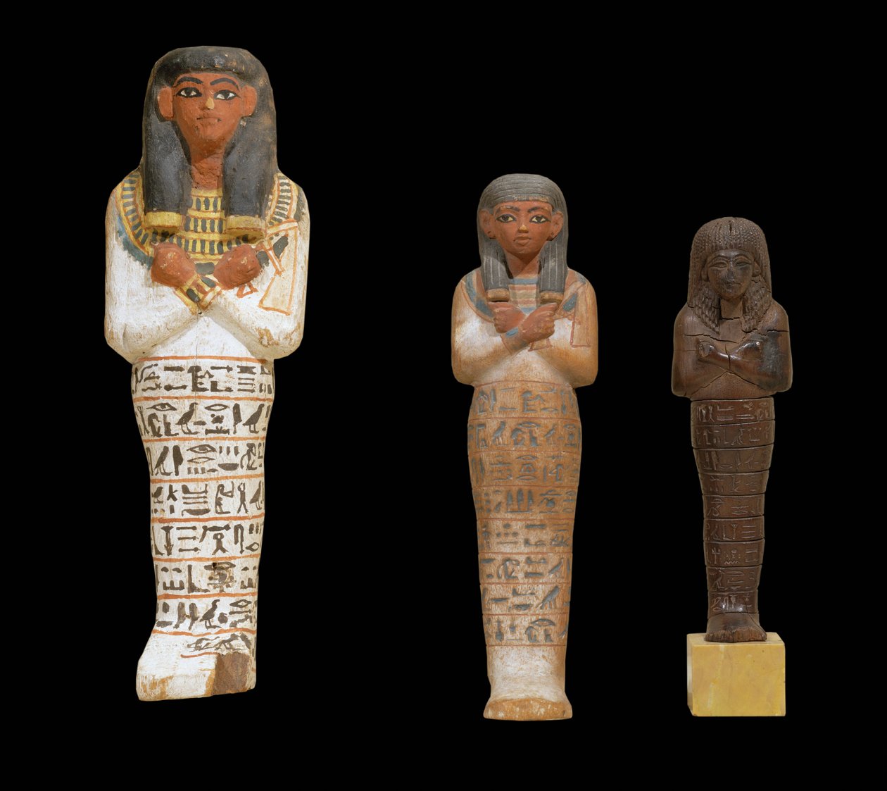 Ušebtis pro Hapyaa, Sennefer a Hesmeref... od Egyptian 18th Dynasty