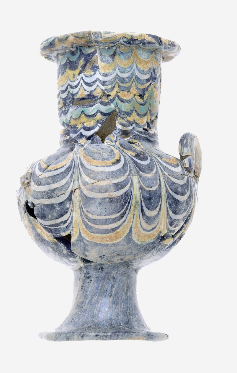 Váza, cca 1390-1353 př. n. l. (sklo) od Egyptian 18th Dynasty