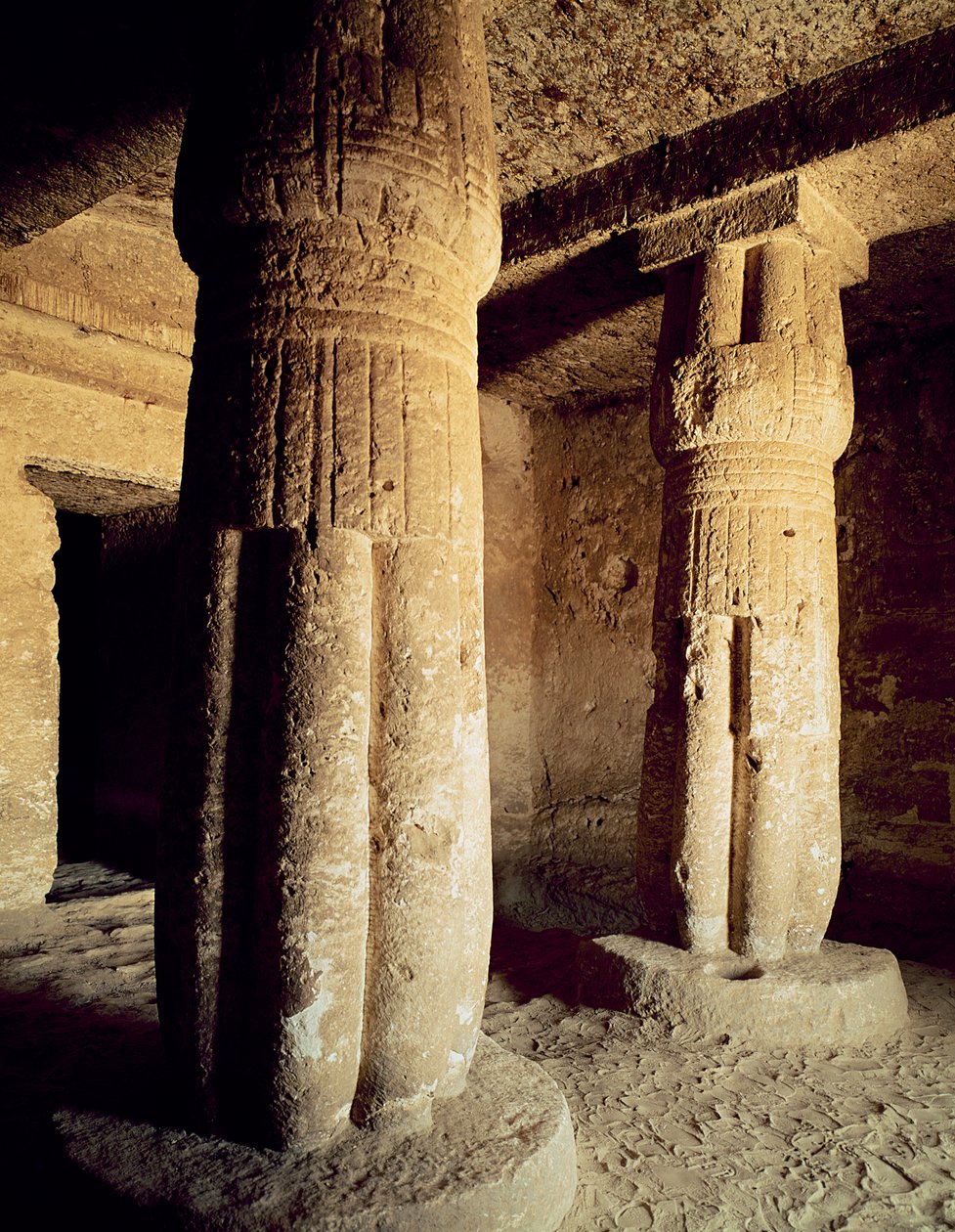 Pohled na Tomb Chapel of Meryre, New Kingdom od Egyptian 18th Dynasty