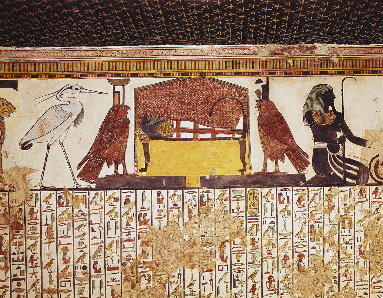 Egypt, Luxor, Starověké Théby, Údolí královen, Hrobka Nefertari od Egyptian 19th Dynasty