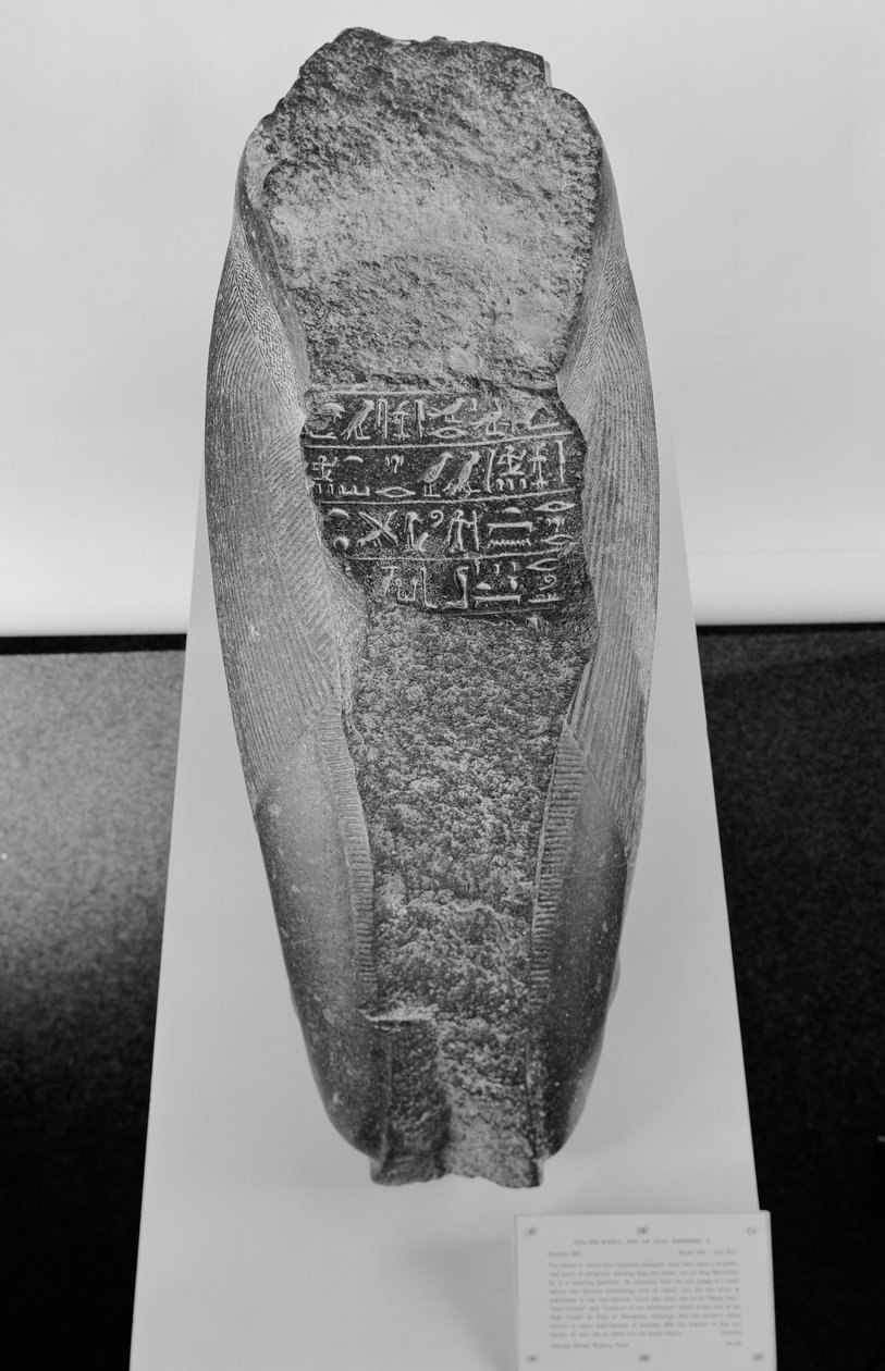Klečící socha Khaemwaset, 1281-1277 př.nl od Egyptian 19th Dynasty
