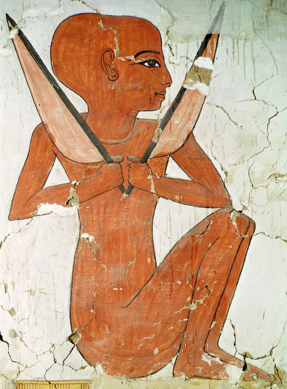 Božstvo Naos, z hrobky Nefertari, Nová říše (nástěnná malba) od Egyptian 19th Dynasty