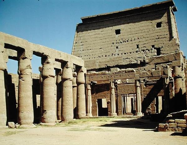 Peristylový soud od Egyptian 19th Dynasty