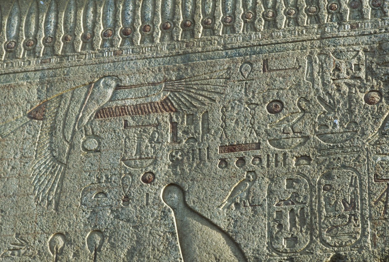 Reliéf, Amonův chrám, Luxor, starověké Théby (Seznam světového dědictví UNESCO) od Egyptian 19th Dynasty