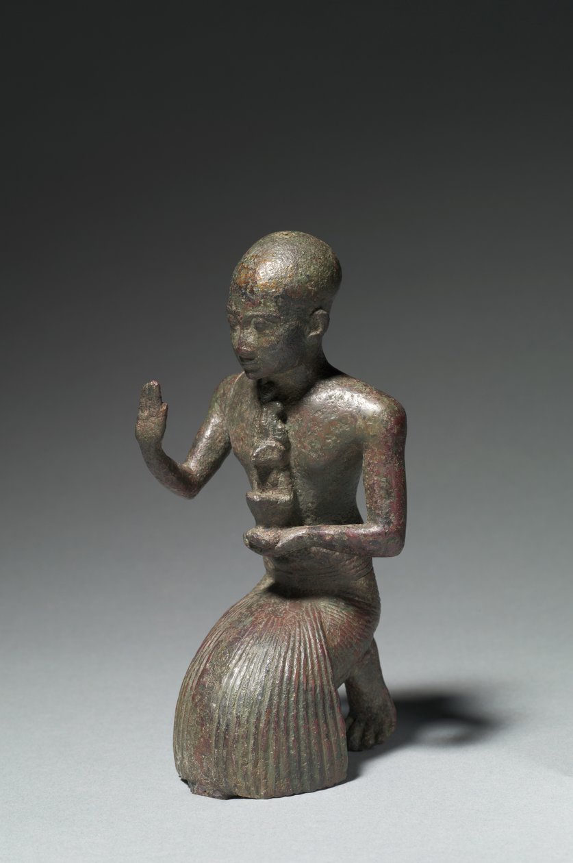Soška klečícího kněze, 1186-1069 před naším letopočtem od Egyptian 20th Dynasty