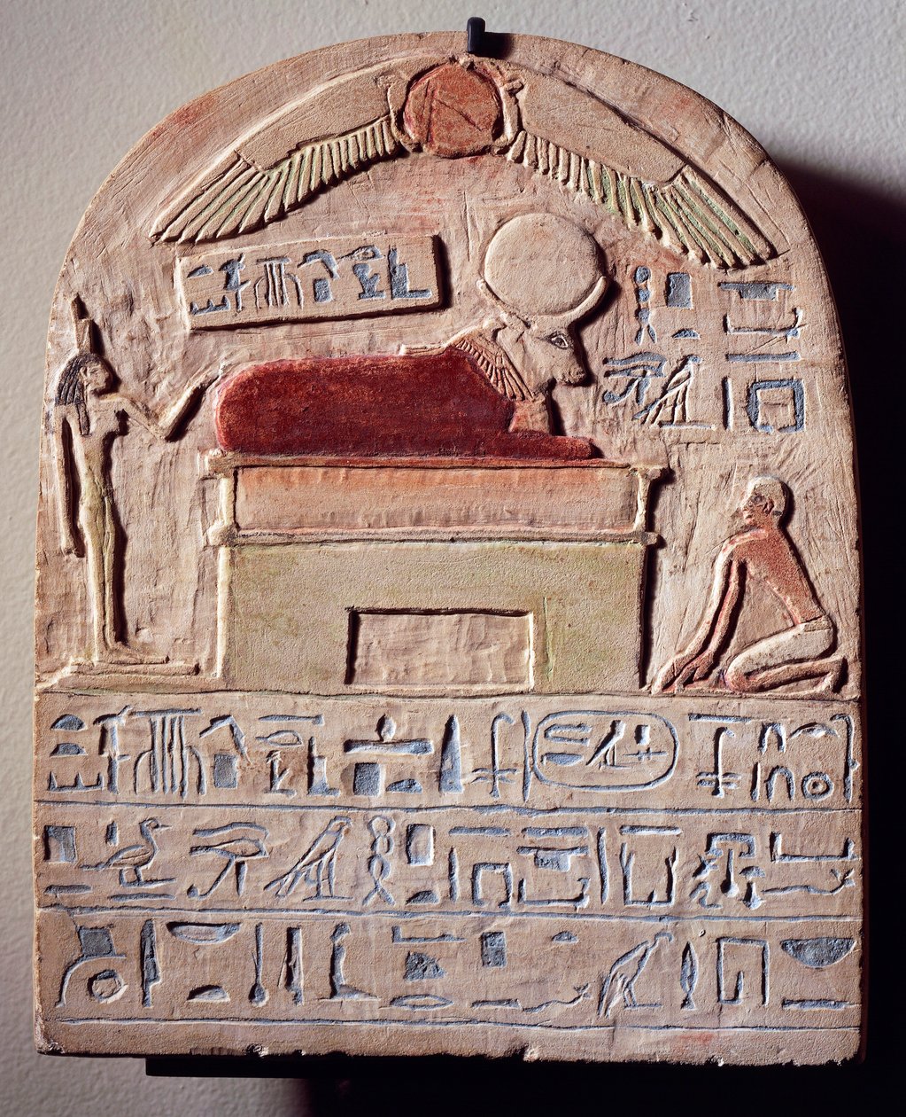 Jumala Apisin maalattu kalkkikivistele od Egyptian 21st Dynasty