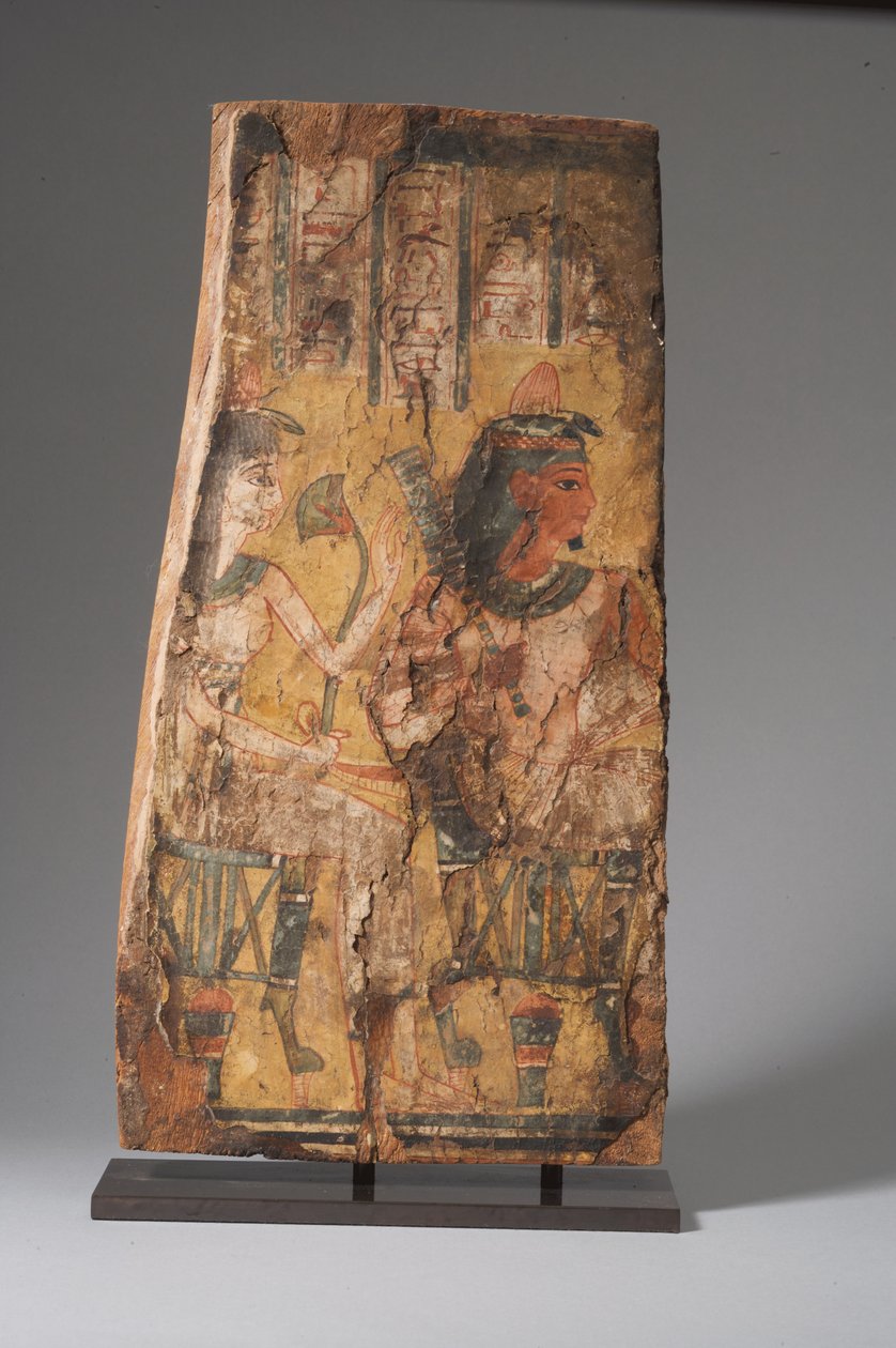 Panel sarkofágu, třetí přechodné období (lakované dřevo) (viz také 234374) od Egyptian 21st Dynasty