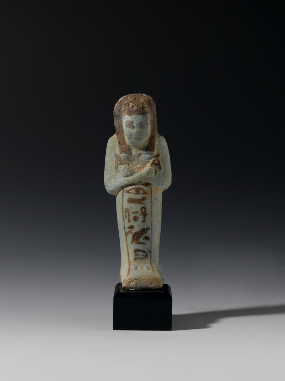 Shabti z Akhesenmut, možná z Deir el-Bahri, Nová říše (fajáns) od Egyptian 21st Dynasty