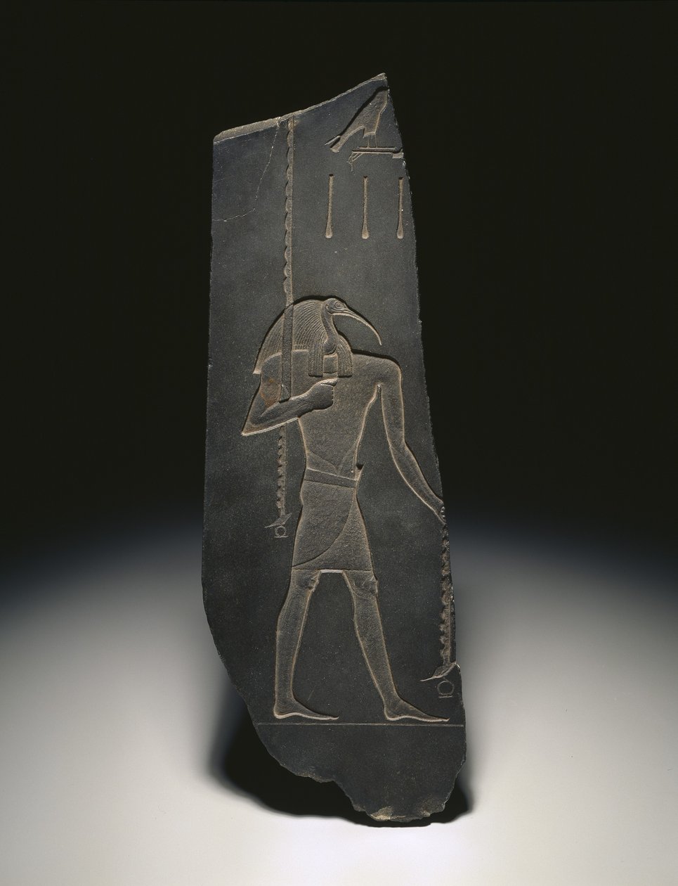 Thoth, Bůh učenosti a patron písařů, 663-525 př. (břidlice) od Egyptian 26th Dynasty