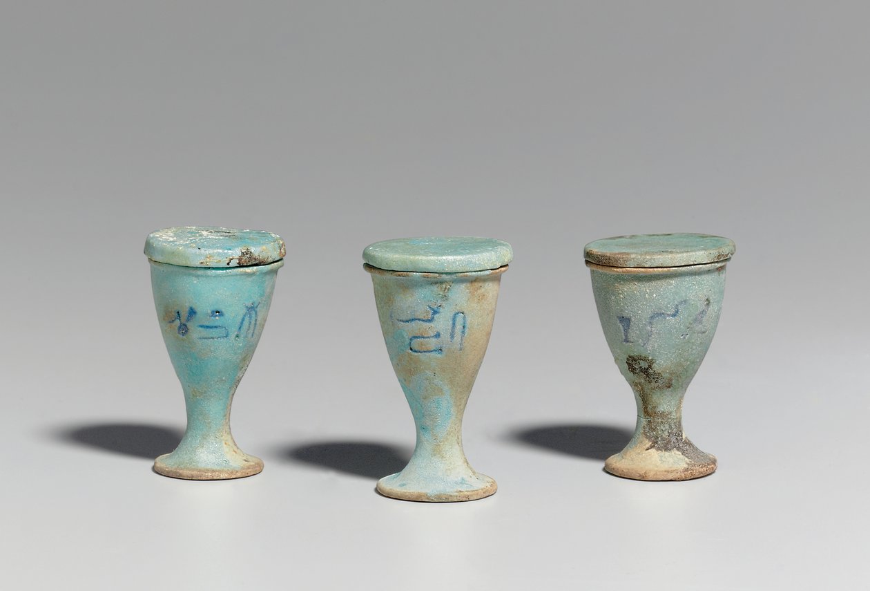 Tři šálky, 664-30 př. n. l., Pozdní - Ptolemaiovské období od Egyptian 26th Dynasty