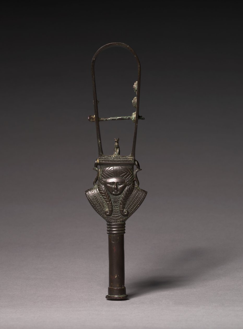 Obloukové Sistrum, 380-343 př.nl od Egyptian 30th Dynasty