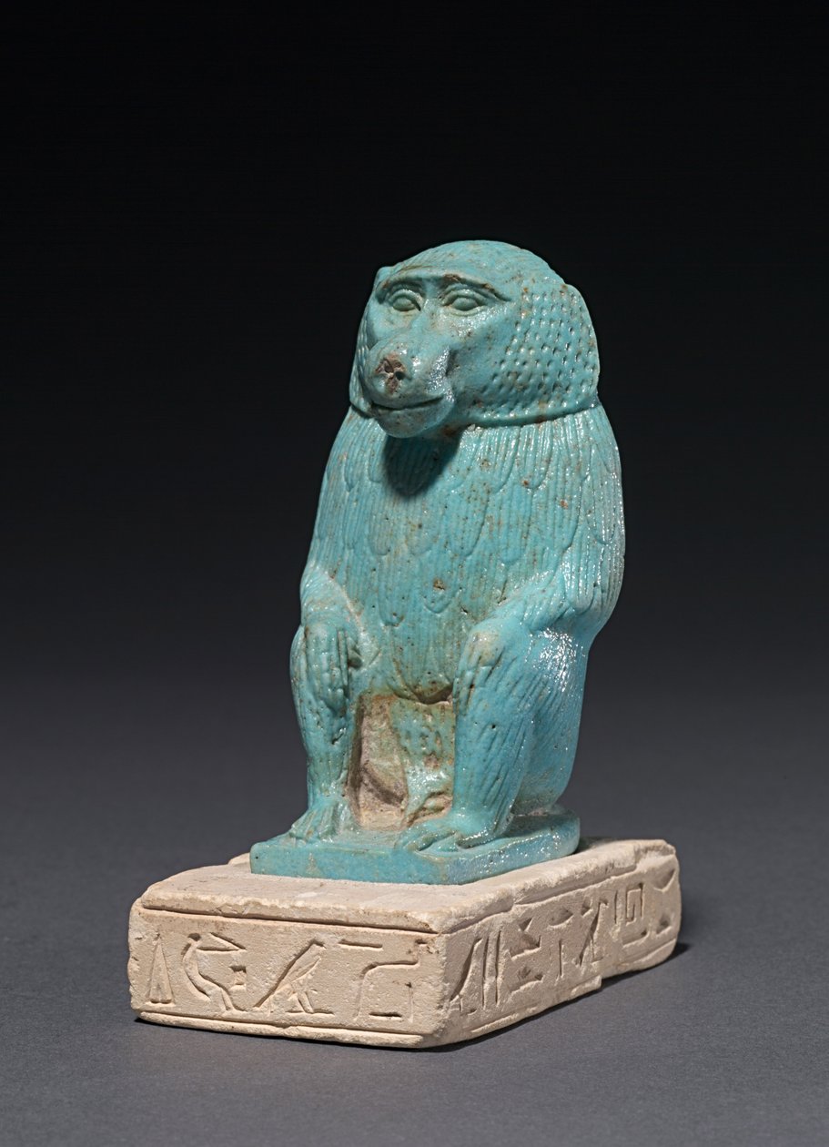 Pavián na vápencové základně, 380-30 př.nl od Egyptian 30th Dynasty