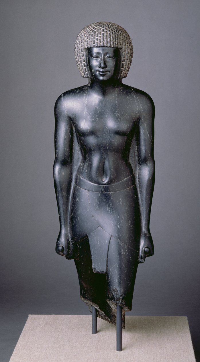 Socha Dattari, pozdní období (diorit) od Egyptian 30th Dynasty