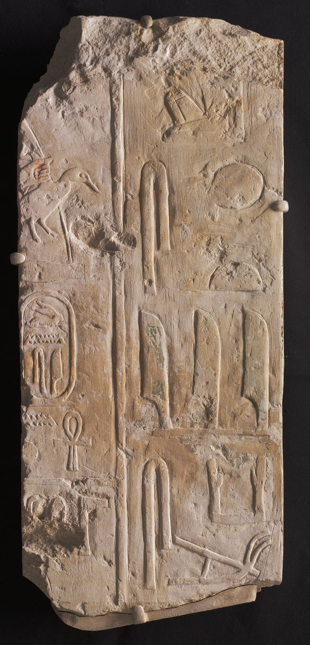 Vepsaný reliéf, ze Sakkáry, kolem 2311-2281 př.nl od Egyptian 6th Dynasty