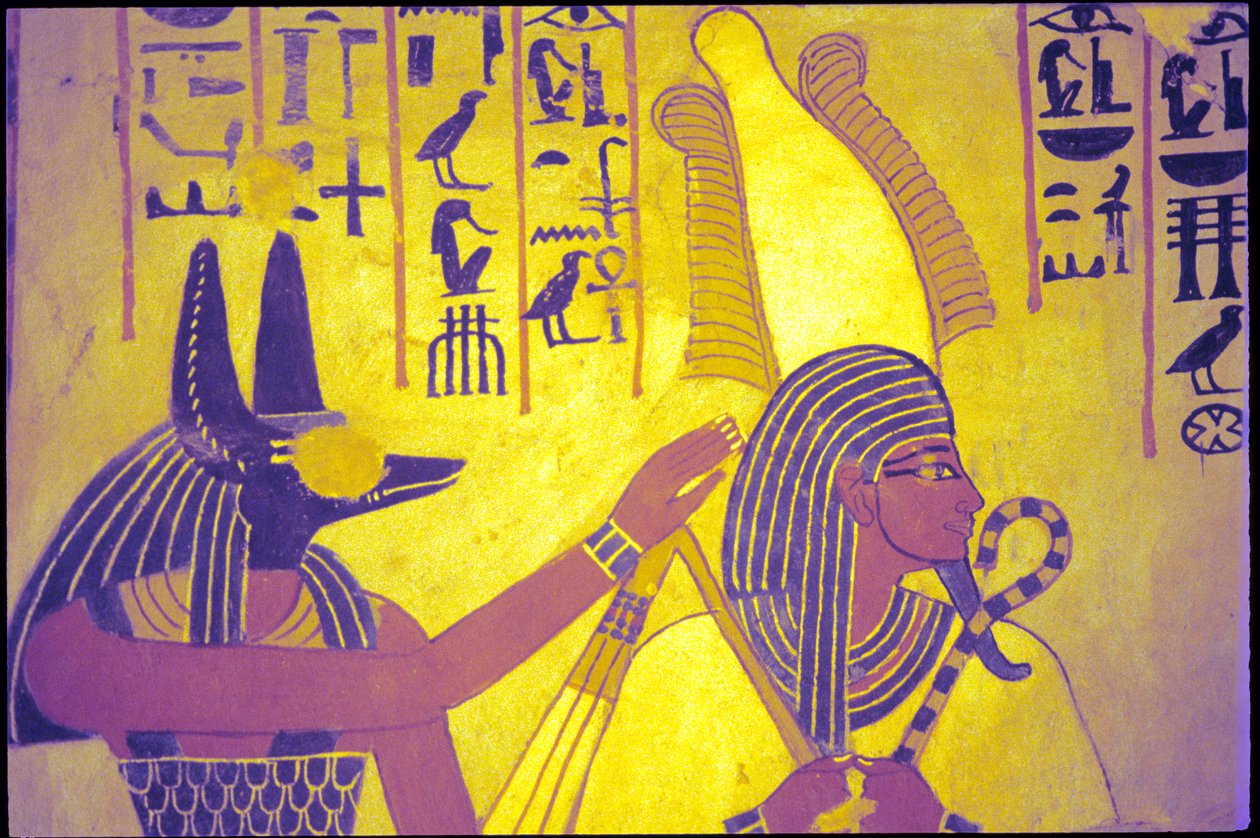 Starověký Egypt, Nástěnná malba, Sennuferova hrobka, Hrobka šlechticů, Théby od Egyptian Egyptian