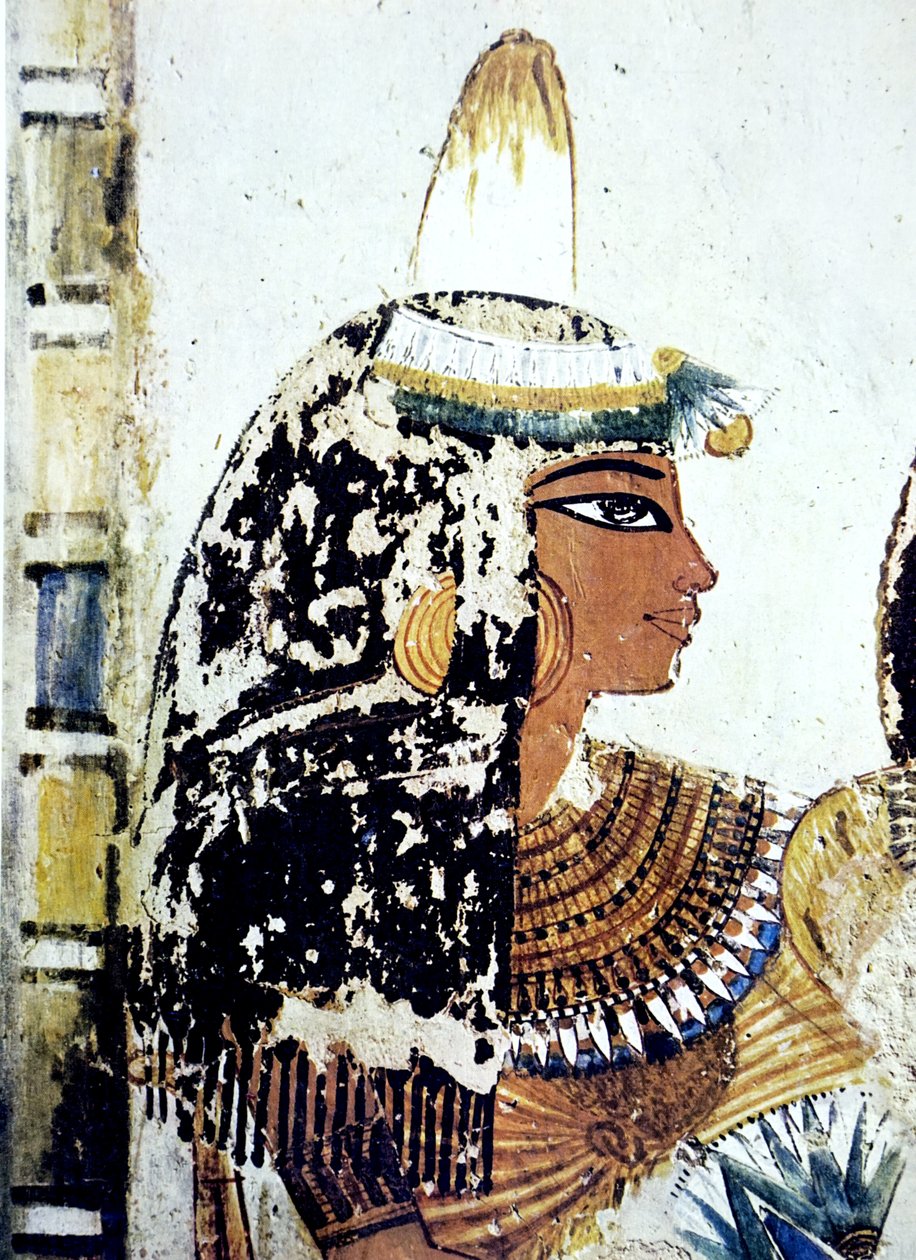 Nástěnná malba egyptské hrobky od Egyptian Egyptian