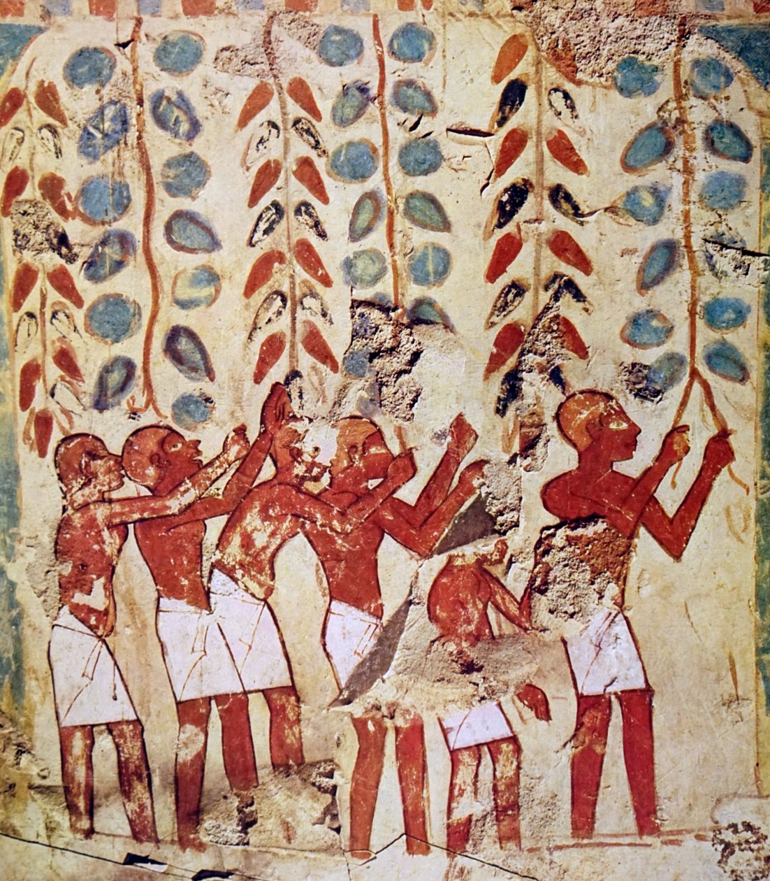 Nástěnná malba egyptské hrobky od Egyptian Egyptian