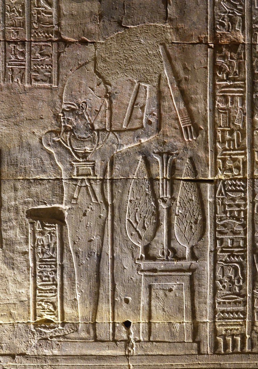 Faraon a jeho atributy, Hořův chrám v Edfu od Egyptian Egyptian