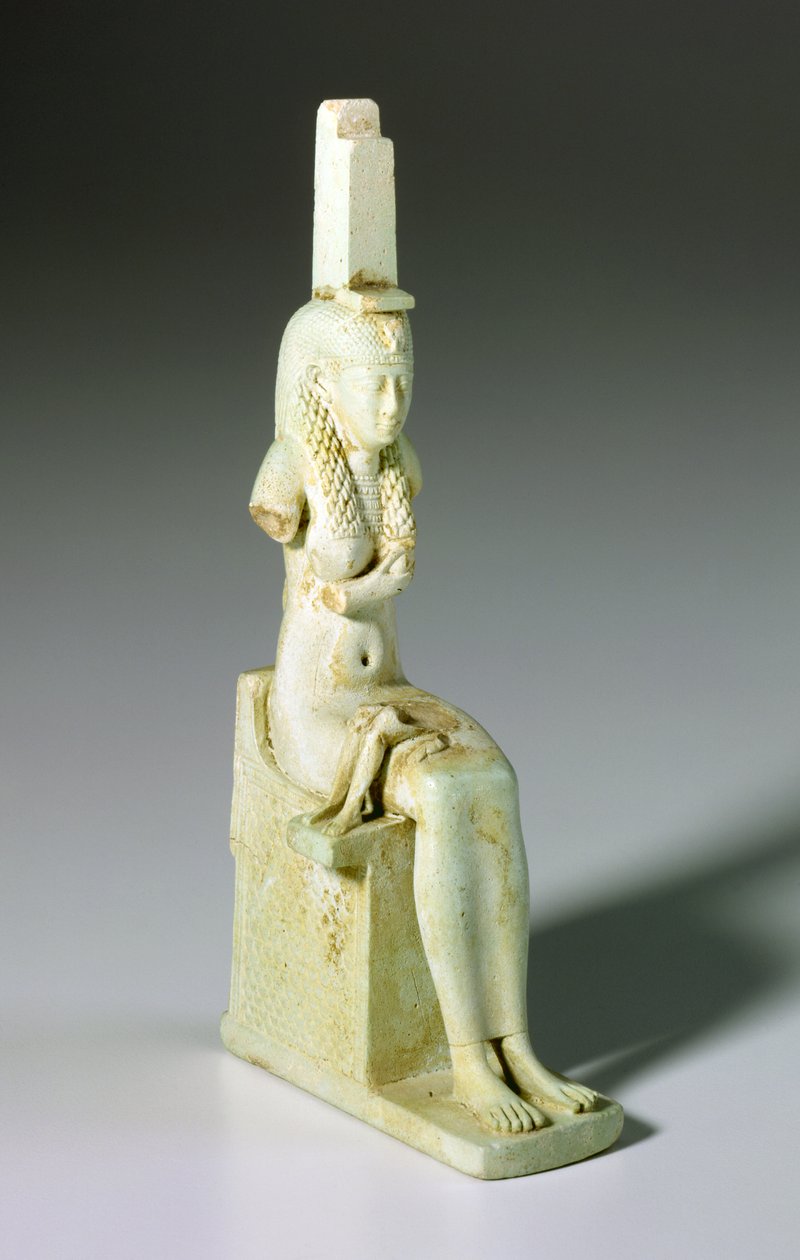 Amulet Isis a Hora, 305-30 př.nl (fajáns) od Egyptian Ptolemaic Period