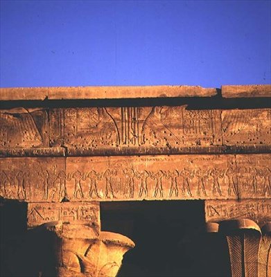 Architrave z Horova chrámu od Egyptian Ptolemaic Period