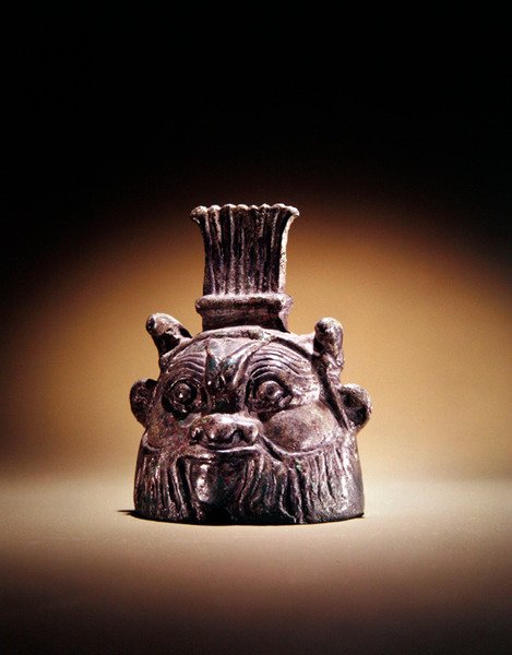Zvonek v podobě Bes (bronz) od Egyptian Ptolemaic Period