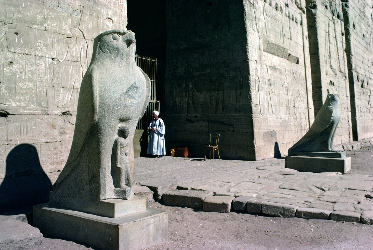 Vstup do Horova chrámu od Egyptian Ptolemaic Period