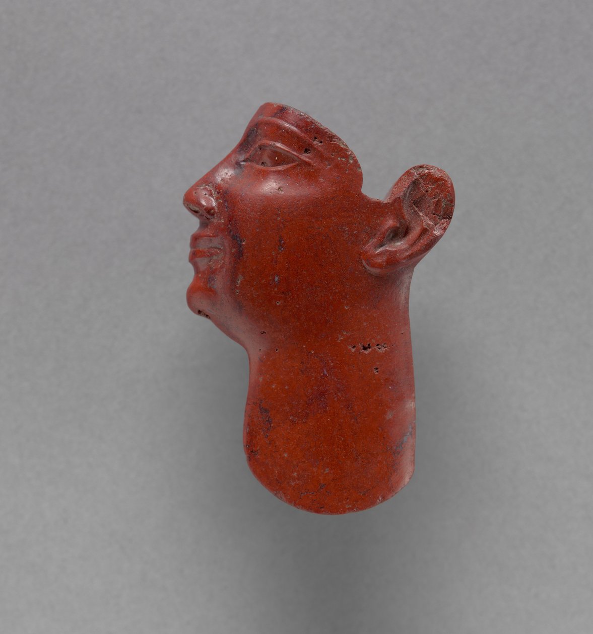 Inlay: Head of a King, 380-246 př.nl od Egyptian Ptolemaic Period